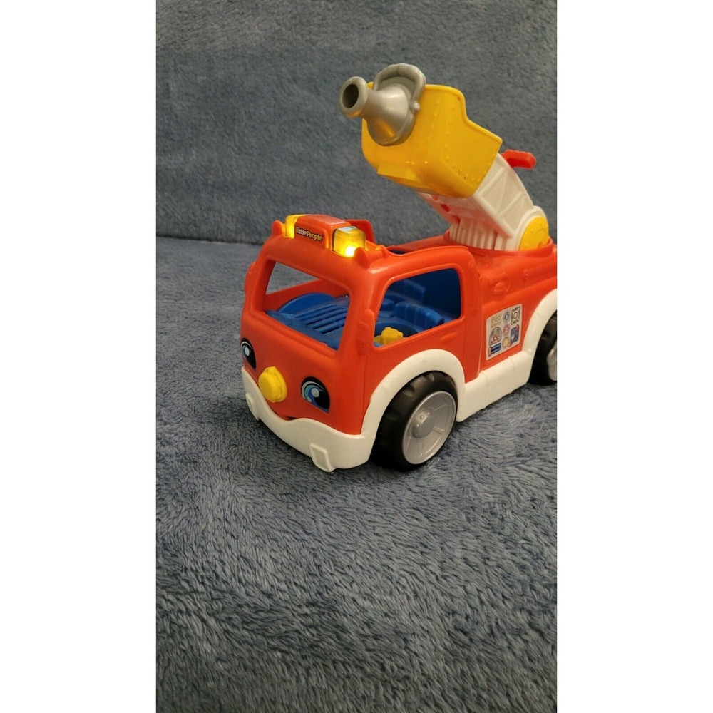Fisher Price‎ Little People Red Fire Truck with Lights and Sounds. Truck Only